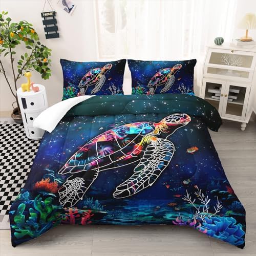 Ntlfup Turtle Comforter Set Queen Size 1