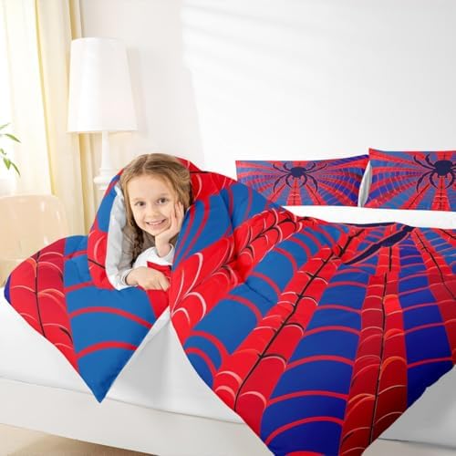 Manfei Spider Web Kids Comforter Set King Size