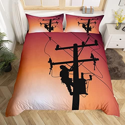 Erosebridal Duvet Cover Set Twin Size for Men Teens