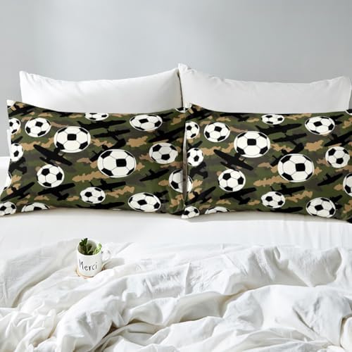 Erosebridal Camo Duvet Cover Set Twin Size 68x90