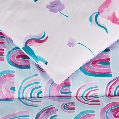 Amazon Basics Kids 3 Piece Cotton Reversible Comforter Set with Sham
