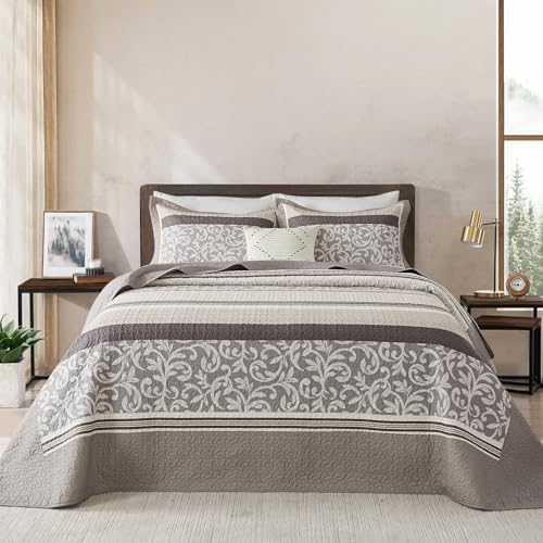 FineStichery Farmhouse King Bedspread Set 120x120