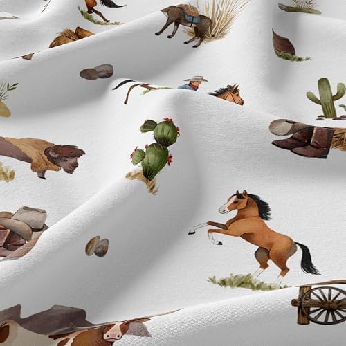 Sweet Jojo Designs Western Cowboy Boy Queen Sheet Set