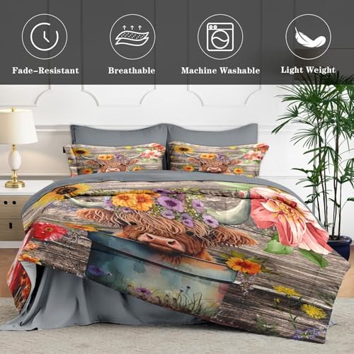 WeCozy 7 Pcs Queen Comforter Set with 2 Pillowcases 2 Shams