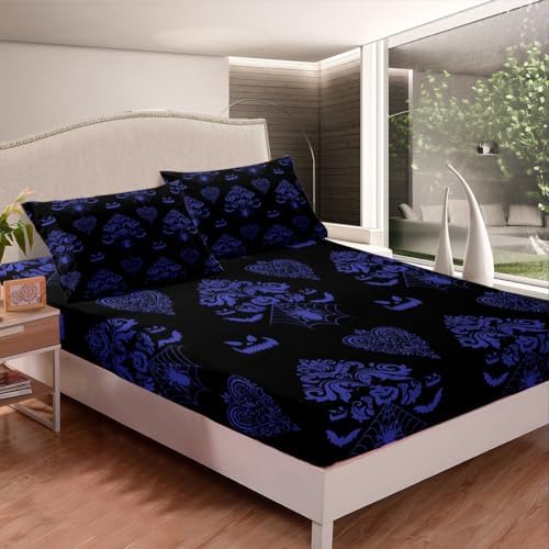 Castle Fairy Gothic Halloween Fitted Sheet Twin Size