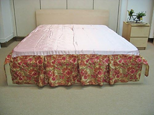DaDa Bedding Sunset Rubies Bed Skirt Dust Ruffle 14 Drop Twin