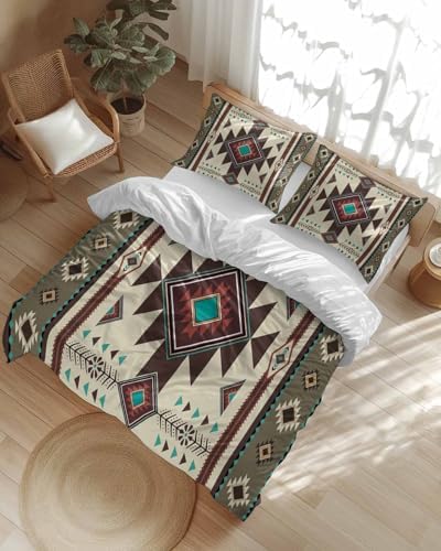 ZOE GARDEN Brown Southwest Duvet Cover Set