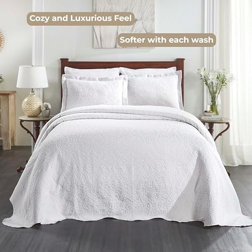 Superior Aspen Cotton Blend 3 Piece Bedspread Set 1