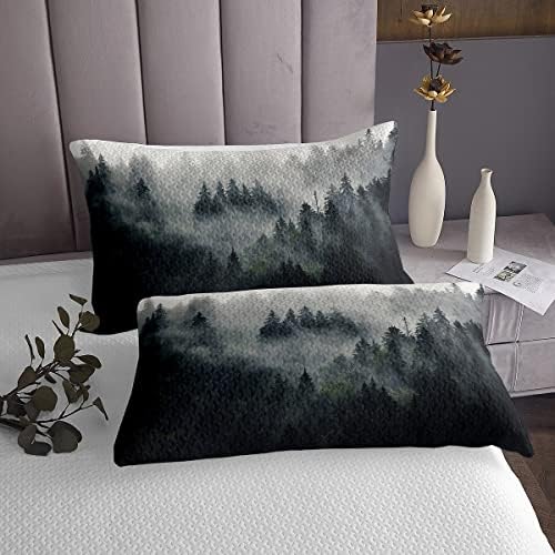 Feelyou Smoky Mountain Bedspread Set Queen 3Pcs