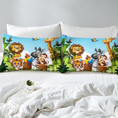 Erosebridal Animals Bedding Set Full Size Kids Duvet Cover