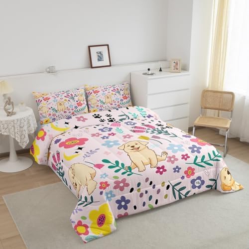 Erosebridal Floral Dog Comforter Set for Kids 1