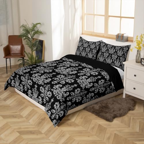 Feelyou Damask Pattern Duvet Cover Set for Kids