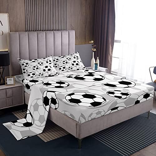 Feelyou Football Bed Sheet Set for Kids