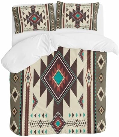 ZOE GARDEN Brown Southwest Duvet Cover Set