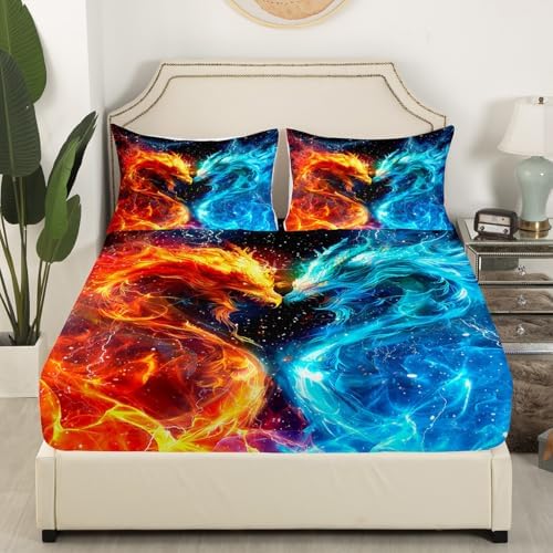 Feelyou Dragon Monster Sheet Set King Size