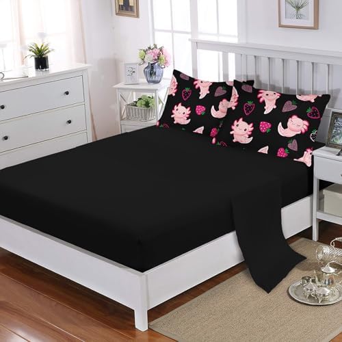 Axolotl Themed 7-Piece Comforter Set for Kids