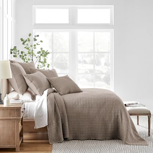 Levtex Home Mills Waffle Queen Bedspread Set