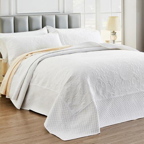 Suchbed California King Bedspread Set 128x120 Inches
