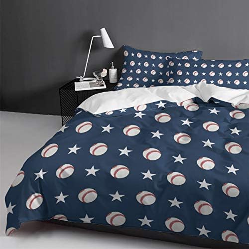 LooPoP California King Duvet Cover Set with Zipper and Pillow Cases