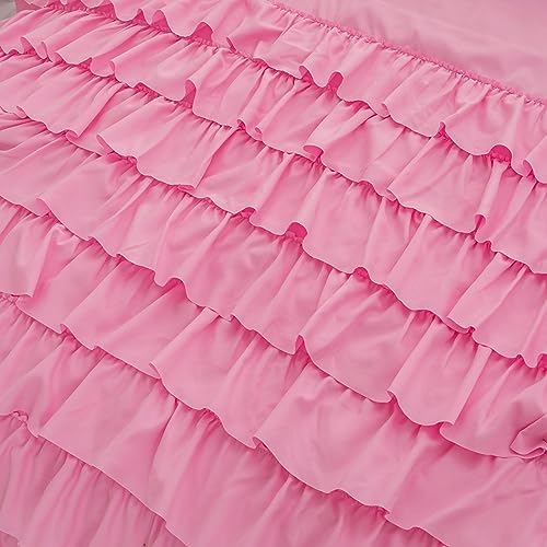 MWMWMW Pink Princess Comforter Set for Girls