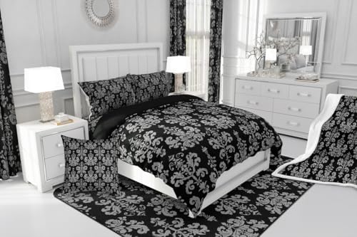 Feelyou Damask Pattern Duvet Cover Set for Kids