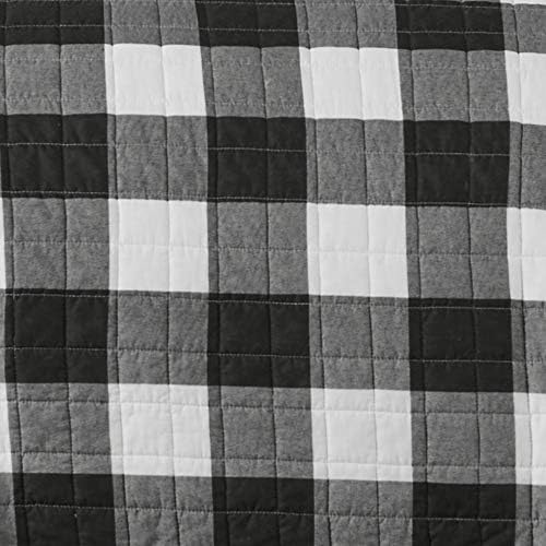 Levtex Home Camden Bedspread Set Queen Black Cream