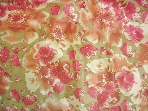 DaDa Bedding Sunset Rubies Bed Skirt Dust Ruffle 14 Drop Twin