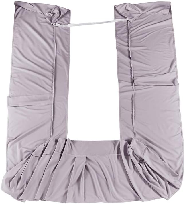 Reidio 1pc Bed Skirt 15 Inch Drop Queen Size
