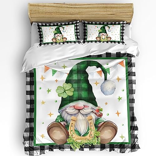 ZOE GARDEN St Patricks Day Duvet Cover Set Full Size 1