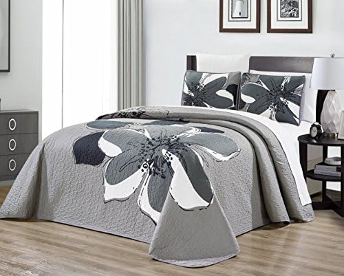 GrandLinen 3-Piece Quilt Set Bedspread Coverlet
