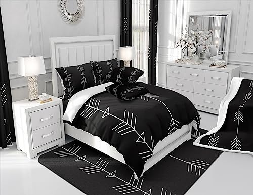 Boho Geometric Queen Sheet Set with Deep Pockets