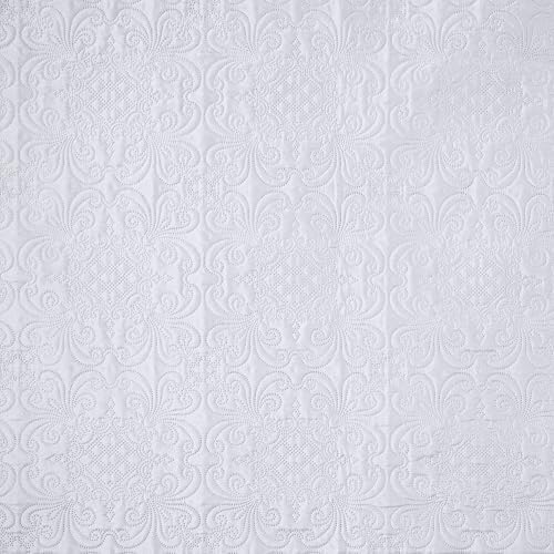 Chezmoi Luca 3-Piece Bedspread Set King Size White
