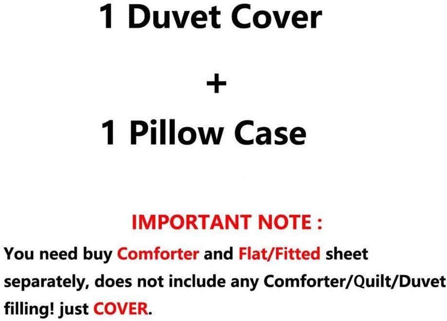 Feelyou Paisley Duvet Cover Set Twin for Girls