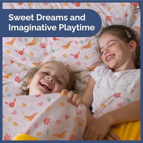 CGK Unlimited Kids Pink Fish Queen 4-Piece Sheet Set