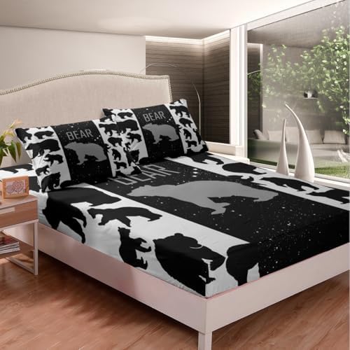 Feelyou Bear Sheet Set Kids 3D Country Bedding