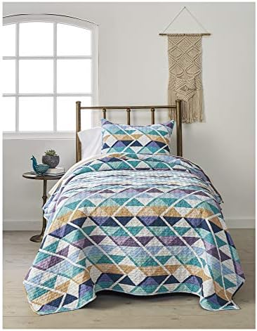 Pendleton Serrado Twin Coverlet Set Charcoal 1