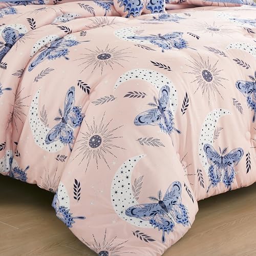 Chezmoi Collection 3-Piece Butterfly Kids Comforter Set