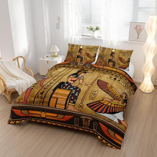 Nttopship Ancient Egypt Comforter Set for Kids