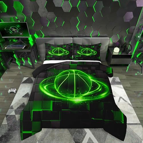 Erosebridal Basketball Print King Comforter Set 1
