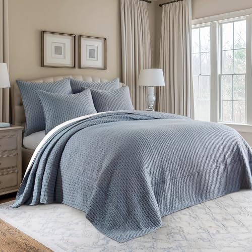 Levtex Home Cross Stitch Bedspread Set - King Size 1
