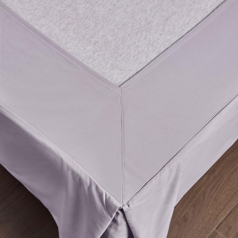 Reidio 1pc Bed Skirt 15 Inch Drop Queen Size