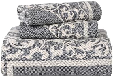 SUPERIOR Cotton Blend Bedspread Set - Queen Denim Blue