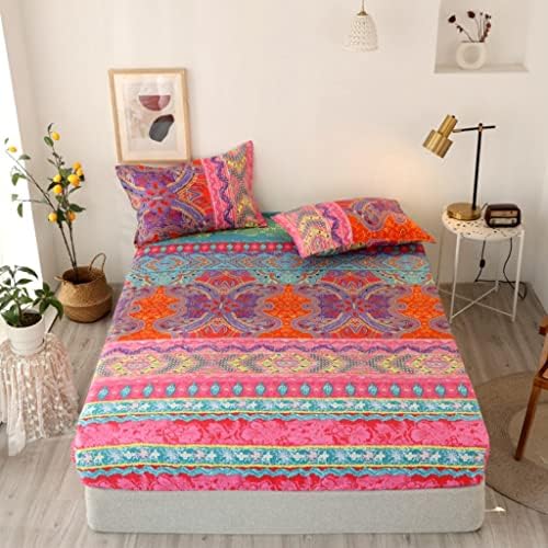 Feelyou Boho Bed Sheet Set for Kids and Teens