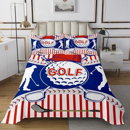 Erosebridal Golf Quilt Set Queen Size