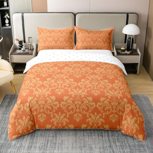 Erosebridal Damask Cotton Duvet Cover Set for Kids