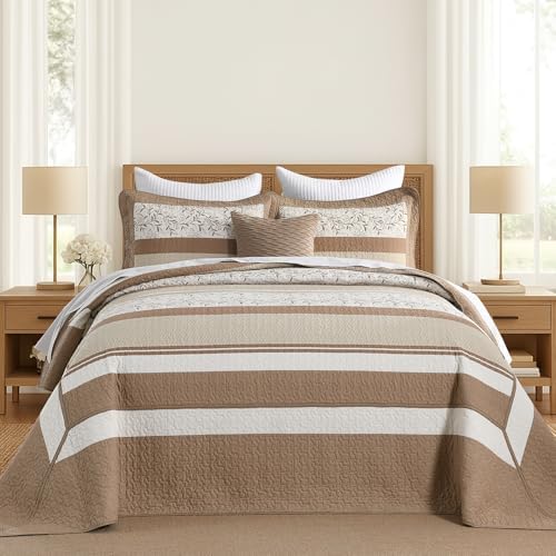 Quilta 100 Cotton Bedspread Set California King Size
