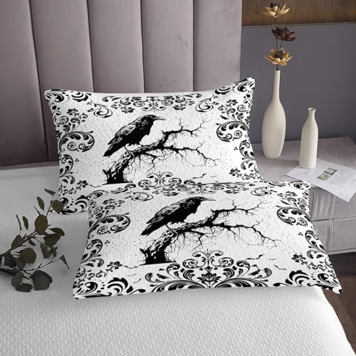 Erosebridal Gothic Damask Bedspread Set Twin Size 1