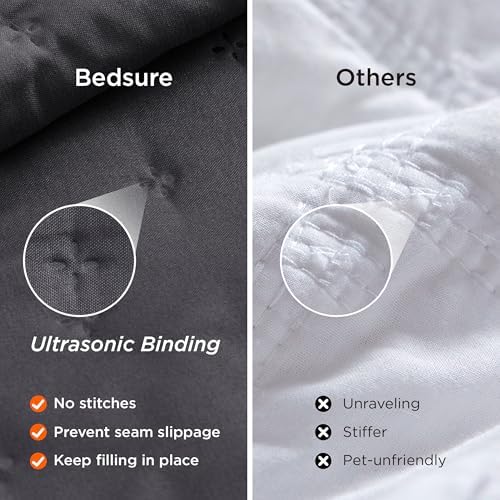 Bedsure California King Quilt Set - Ultra Soft Breathable