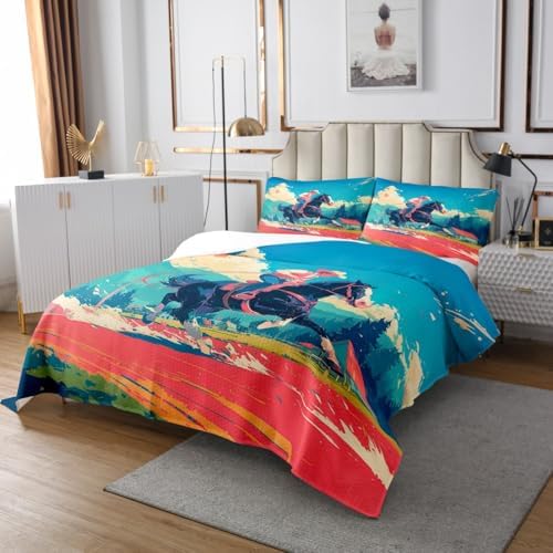Erosebridal Western Cowboy Bedspread Set Queen