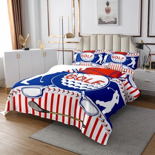 Erosebridal Golf Quilt Set Queen Size